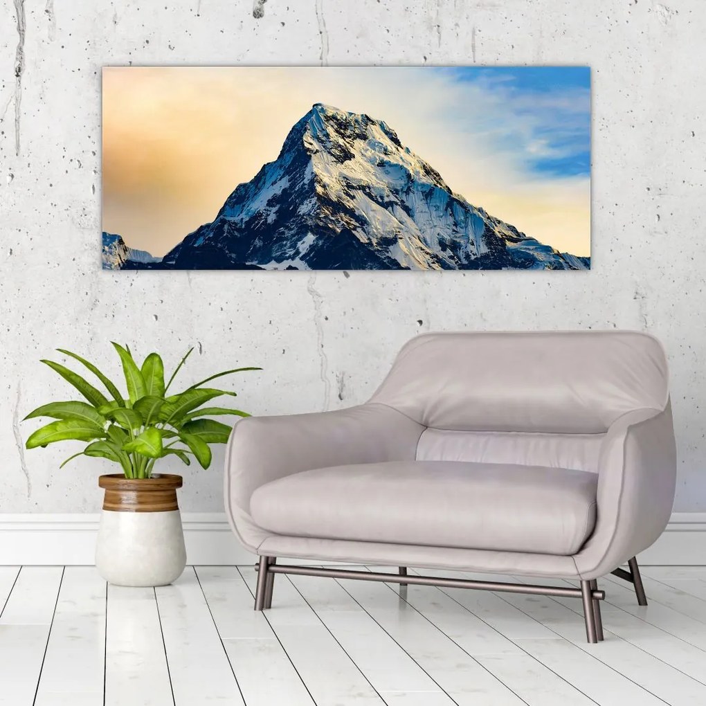 Tablou cu munții înzăpeziți, Nepal (120x50 cm)