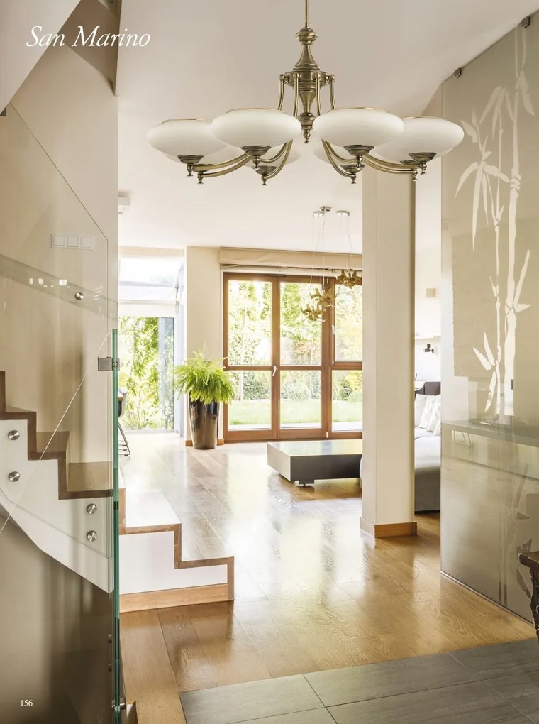 Lampa de podea eleganta design clasic Cristal Scholer San Marino