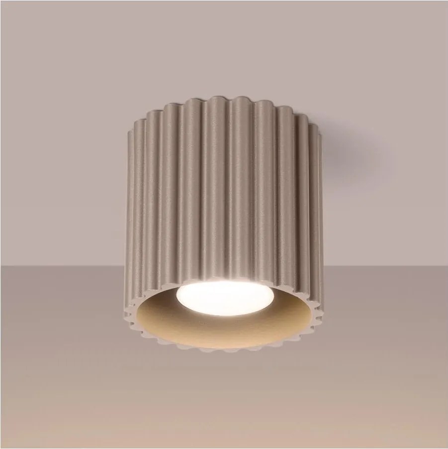 Brilagi - Spot LED SFERA 1xGU10/10W/230V, diam. 10 cm, taupe