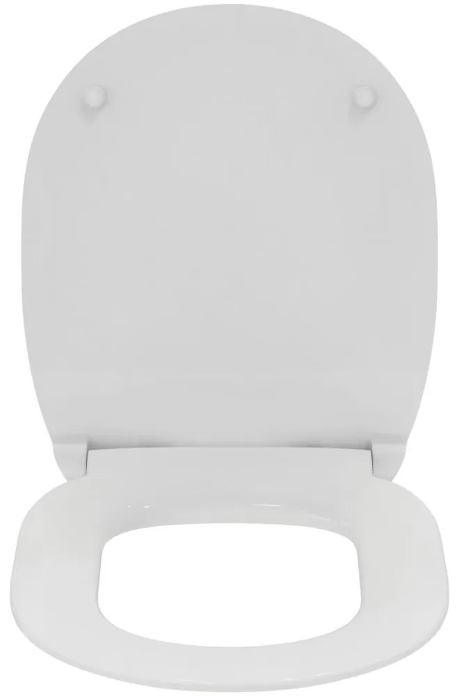 Capac WC plat, alb