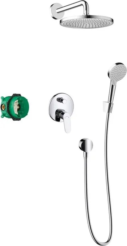 Sistem de dus incastrat Hansgrohe Crometta S 240 crom lucios
