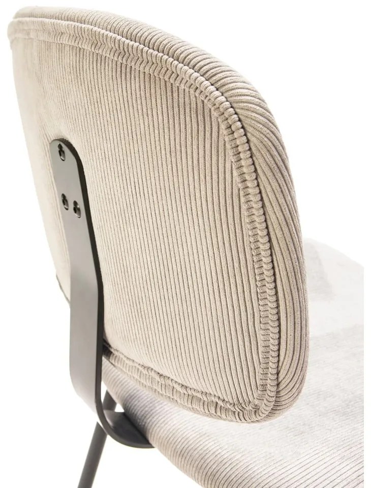 Scaune de bar gri-deschis 2 buc. (înălțime șezut 66 cm) Arus – Marckeric