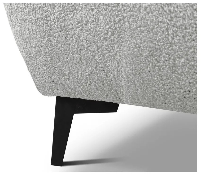 Pat matrimonial gri deschis tapițat cu spațiu de depozitare cu somieră 160x200 cm Makapu – Makamii