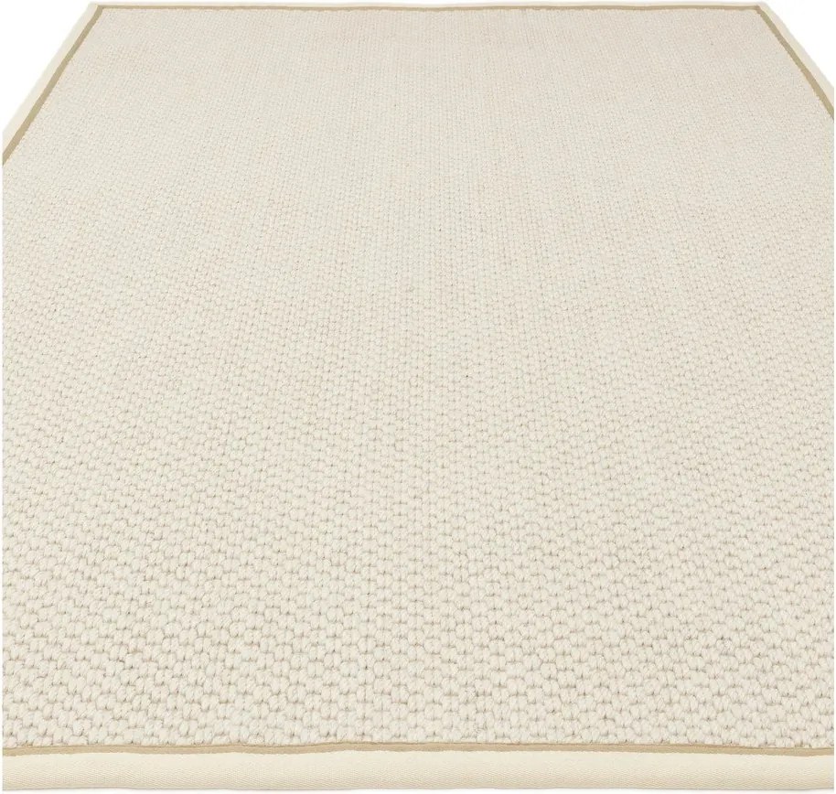 Covor crem reversibil, țesut manual din amestesc de lână 160x240 cm Korra Double Loop – Asiatic Carpets