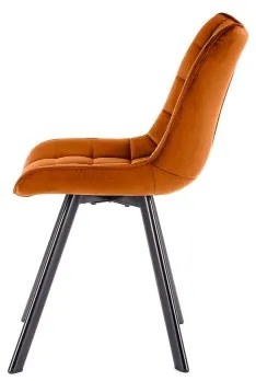 Scaun de sufragerie COMORO, 1 buc., maro scorțișoară