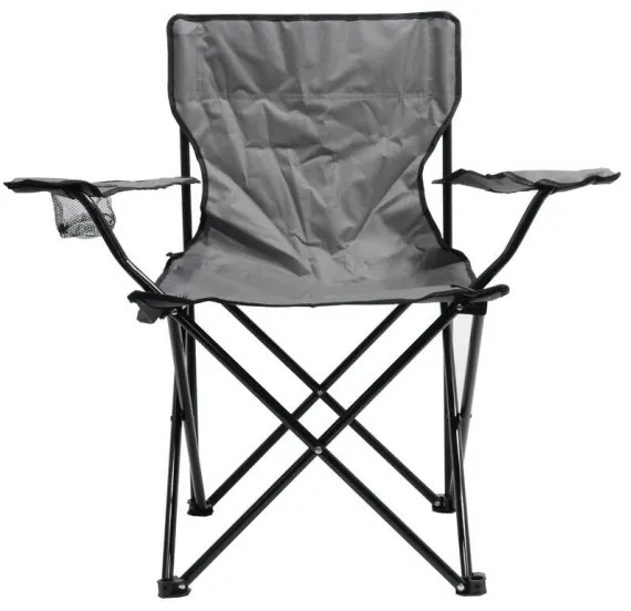 Scaun pliabil de drumeții, gri