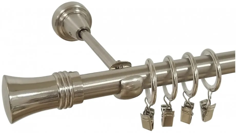 Galerie simpla CAPRI /19 - INOX (Alege marime: 280 cm)