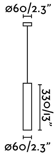 Pendul modern design minimalist STAN alb