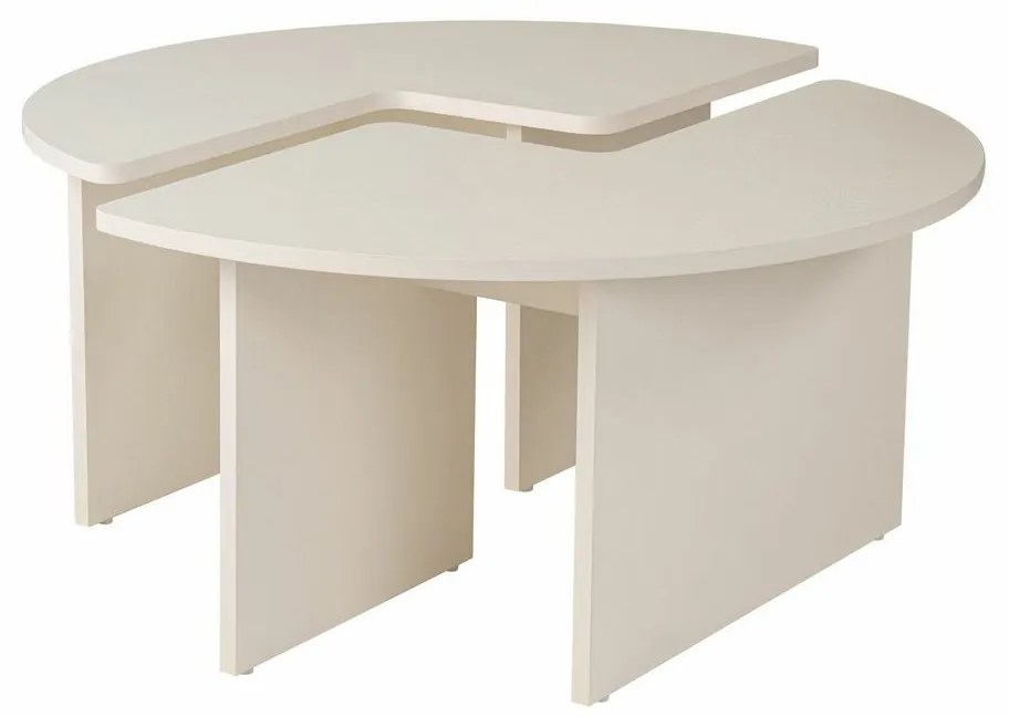 Măsuță de conferință Moira Wood White