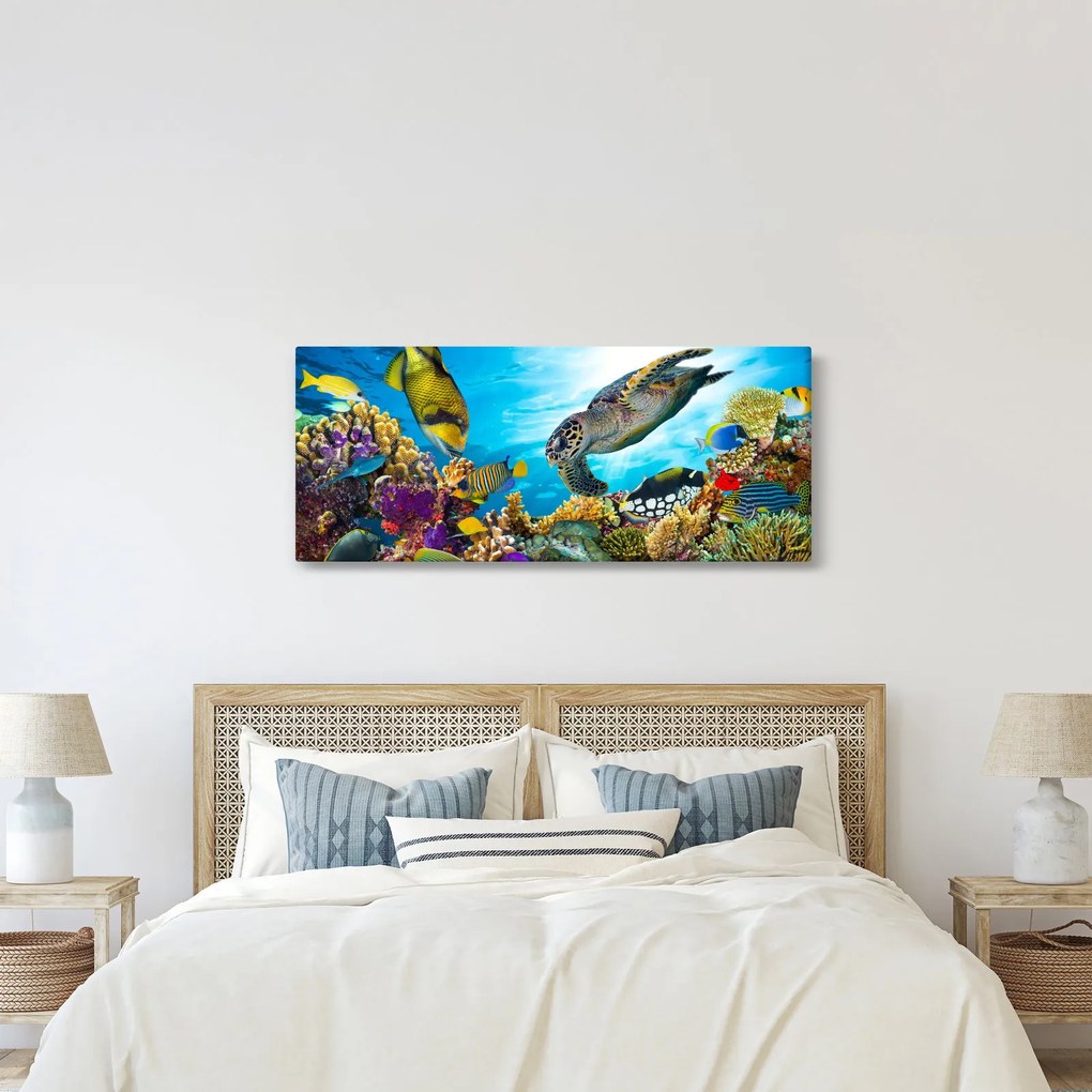 Tablou - Recif de corali (120x50 cm)