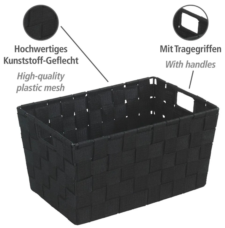 Coș Wenko Adria, 20 x 30 cm, negru