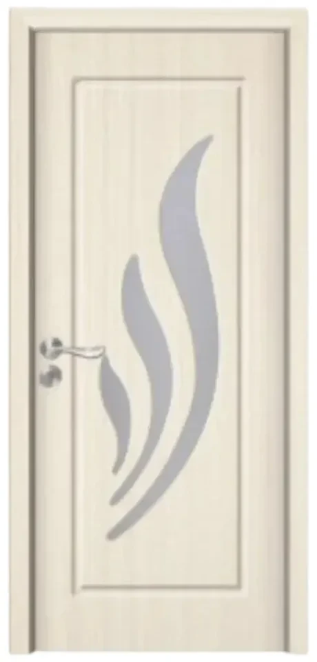 Usa Interior din MDF Novo Doors ND310, Cadru din Lemn Masiv, Geam Sablat, KIT COMPLET, Toc , Manere si balamale incluse (Culoare: Stejar Auriu,