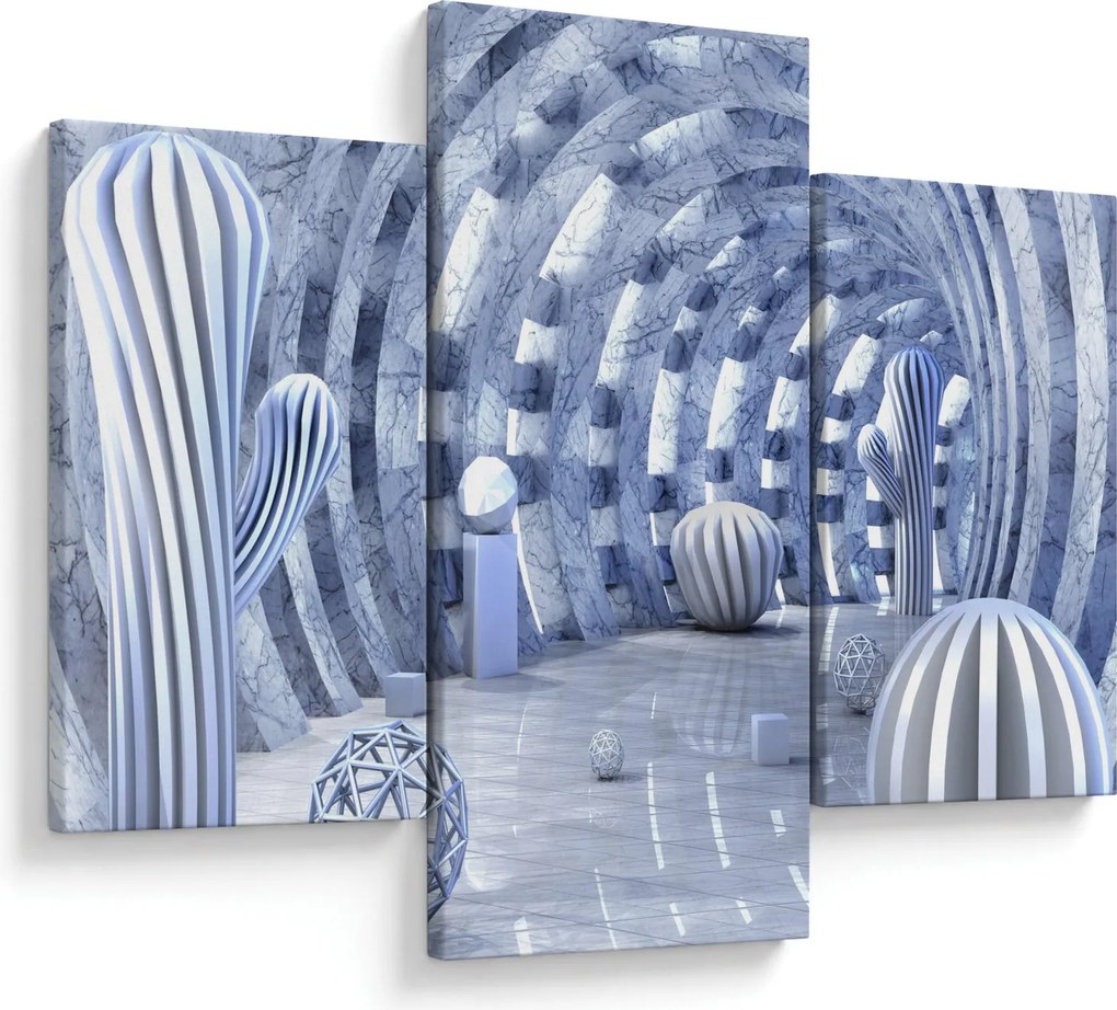 Tablou - 3D Abstract (90x60 cm)