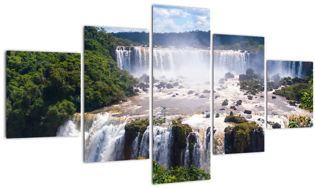 Tablou cu cascadele Iguass (125x70 cm), în 40 de alte dimensiuni noi