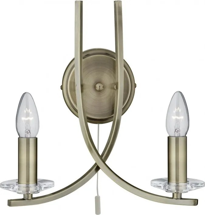 Aplica de perete moderna design alama Ascona 4162-2AB SRT