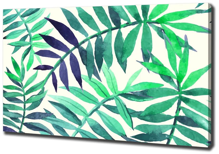 Print pe pânză Frunze tropicale