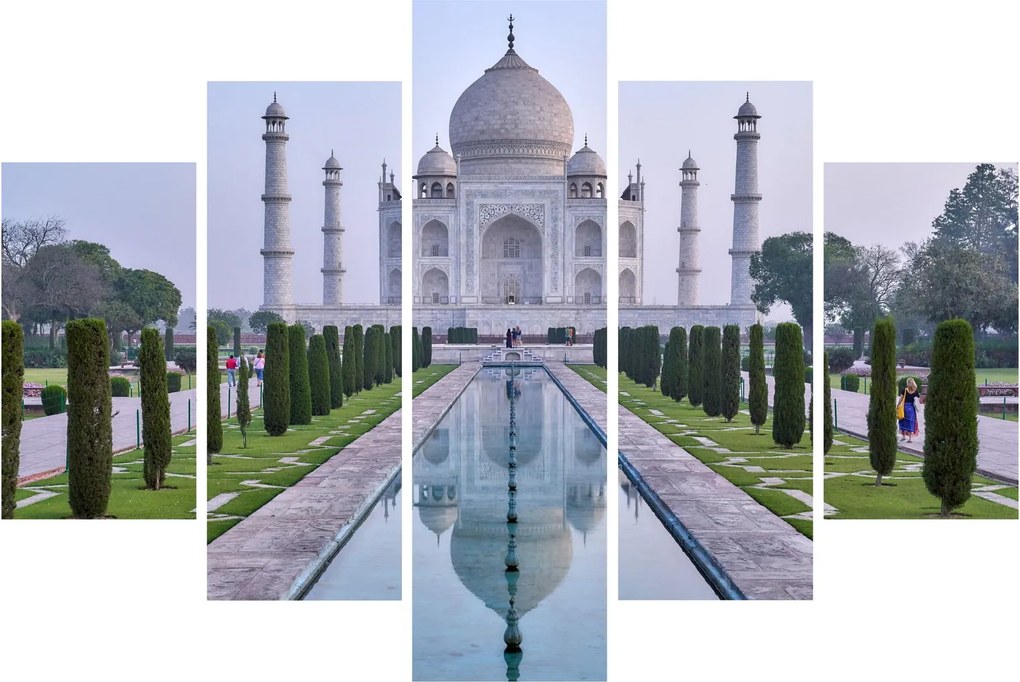 Tablou - Taj Mahal în răsăsrit de soare (150x105 cm)