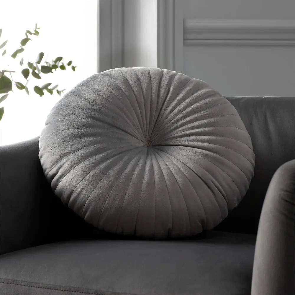 Pernă decorativă din catifea ø 40 cm Round Soft Touch – Catherine Lansfield