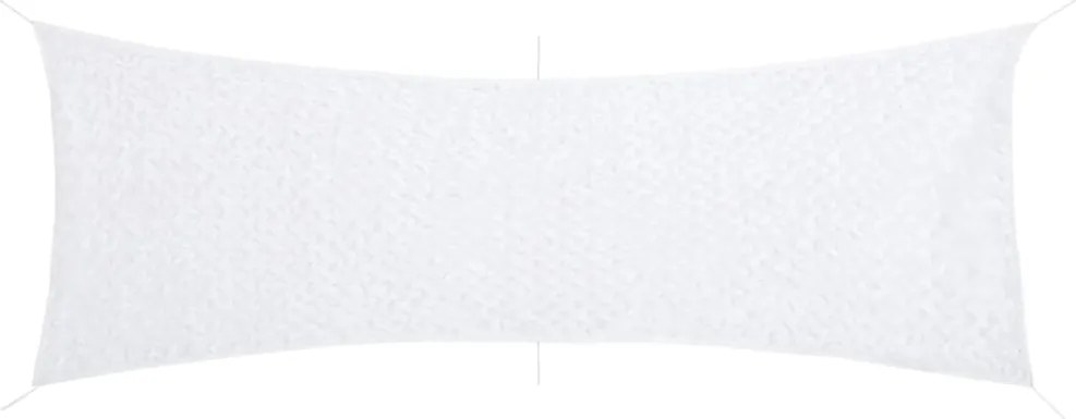 vidaXL Plasă de camuflaj cu geantă de depozitare, alb, 519x142 cm