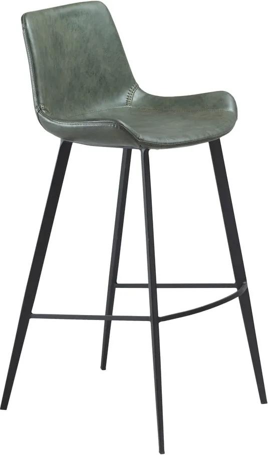 Scaun de bar DAN–FORM Denmark Hype, verde, înălțime 103 cm