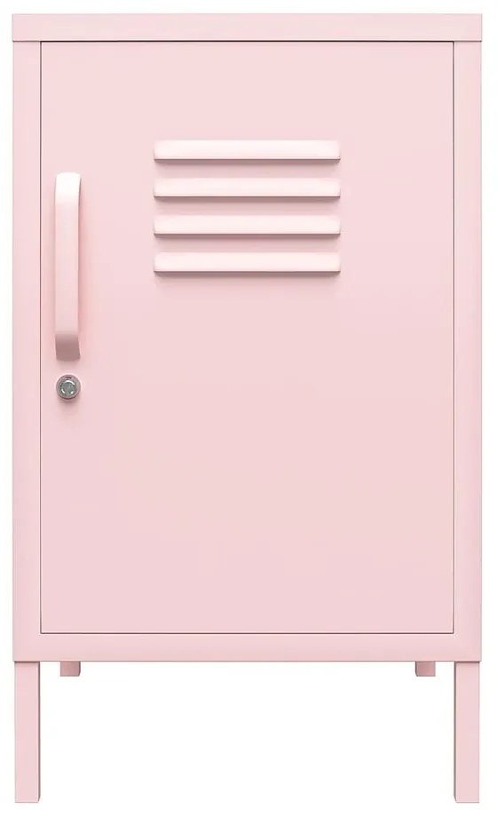 Noptieră roz-deschis din metal Cache – Novogratz