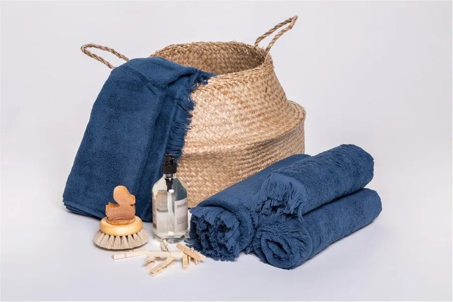 Set 8 prosoape din bumbac 100% Bonami Navy, bleumarin