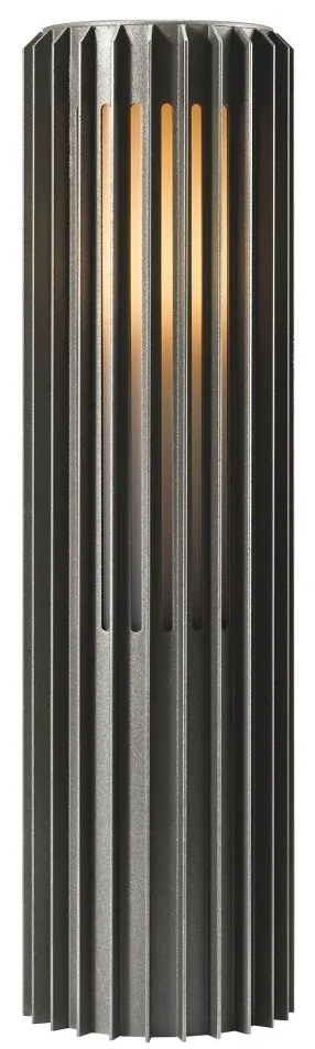 Stalp iluminat exterior design nordic IP44 Aludra H-45CM seaside antracit