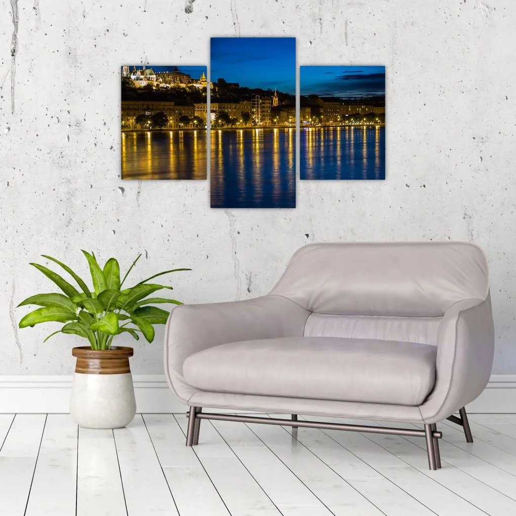 Tablou orașului nocturn (90x60 cm)