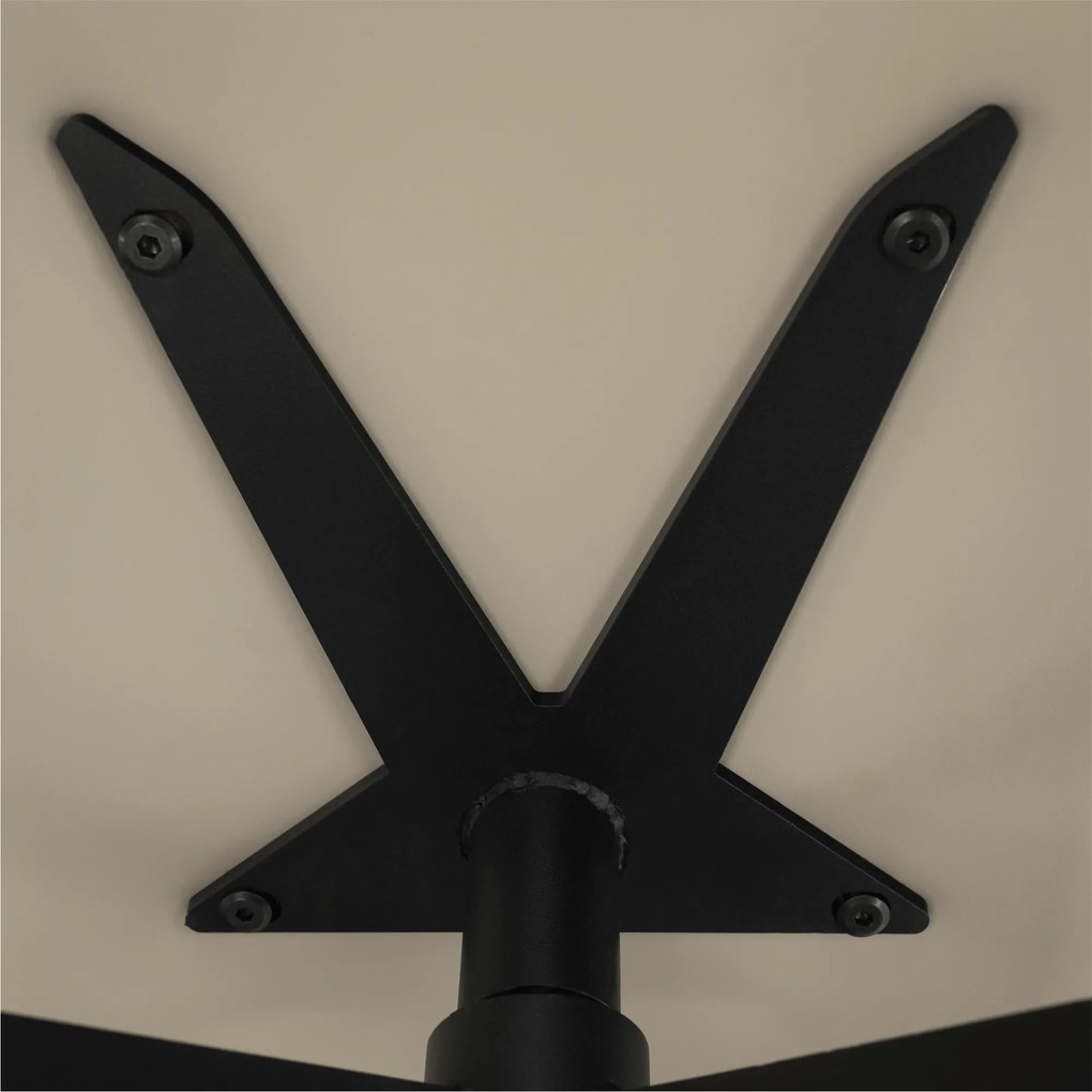 Scaun pivotant de lux, piele ecologică gri / metal, JAELYN