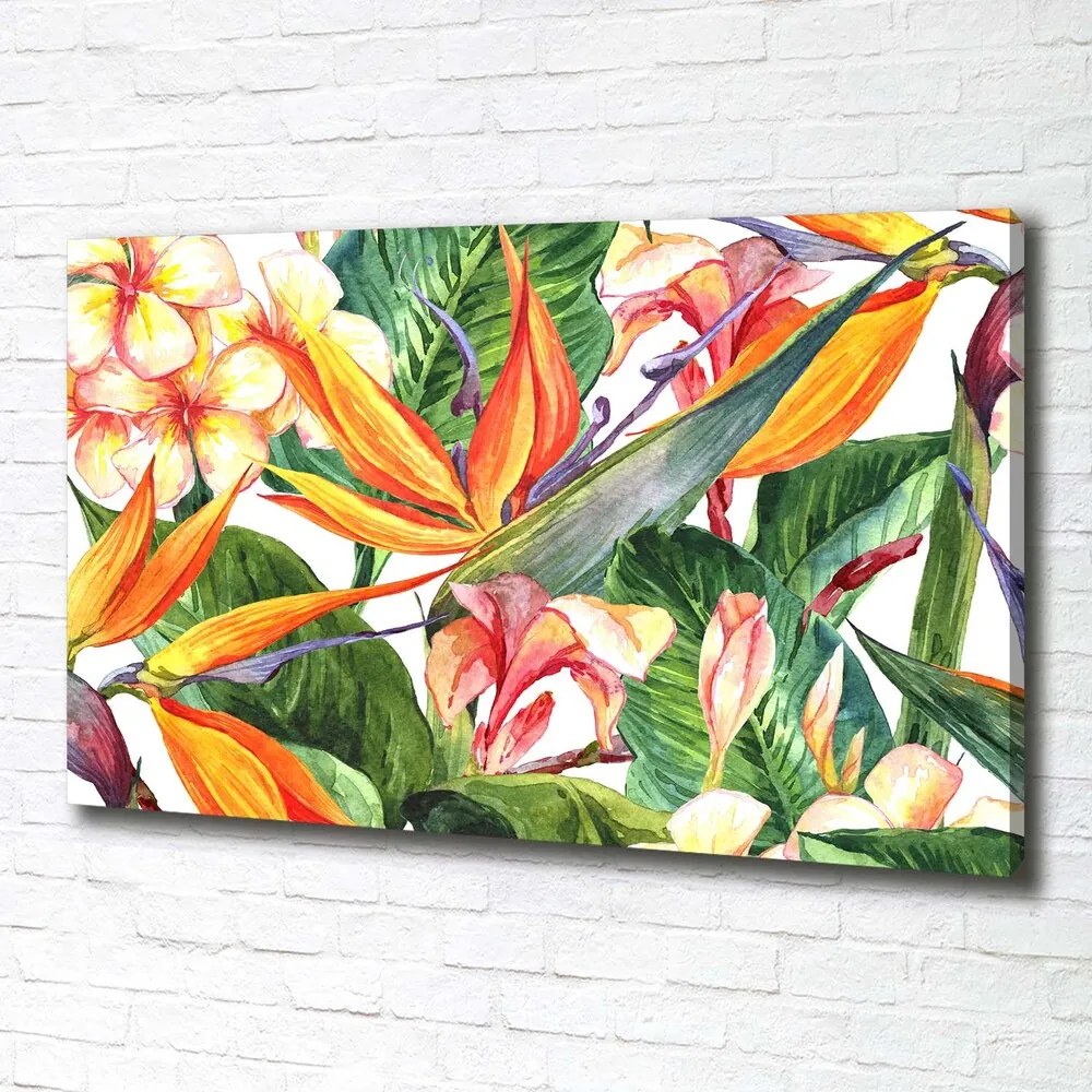 Imprimare tablou canvas Flori tropicale