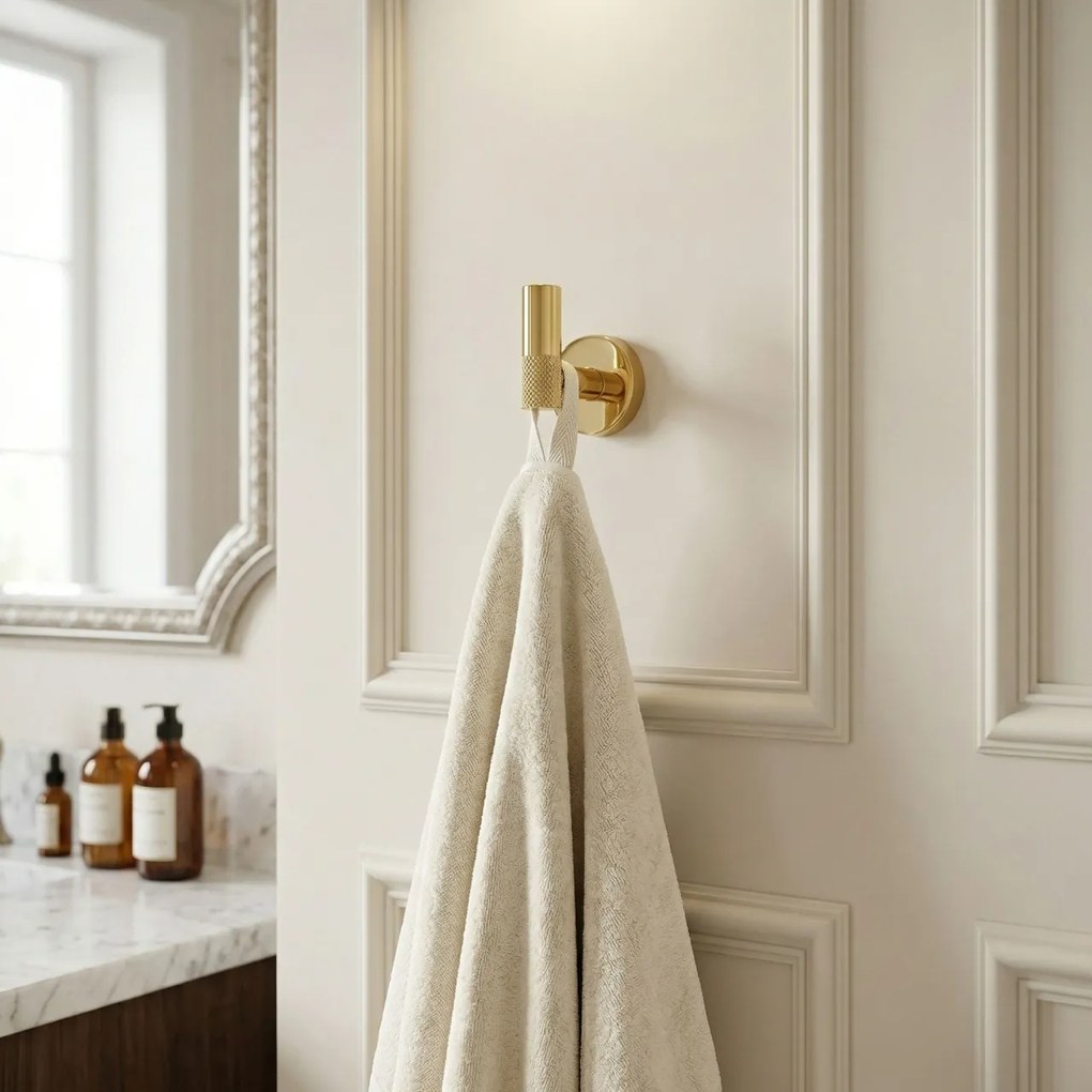 Cuier de baie 6606 Modern Gold