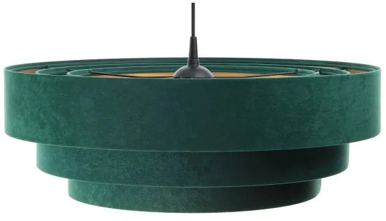 Lustr TRINITI 1xE27/60W/230V verde/auriu pe cablu