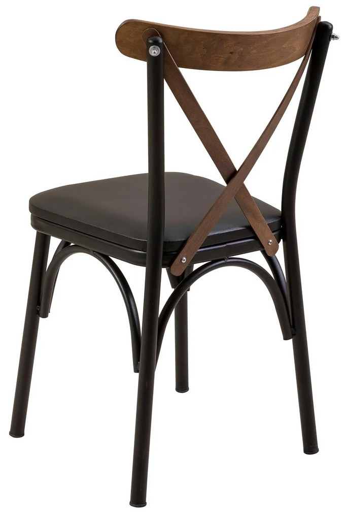 Set mobilier sufragerie Duvasa 12 (negru) (pentru 2 persoane). 1095033