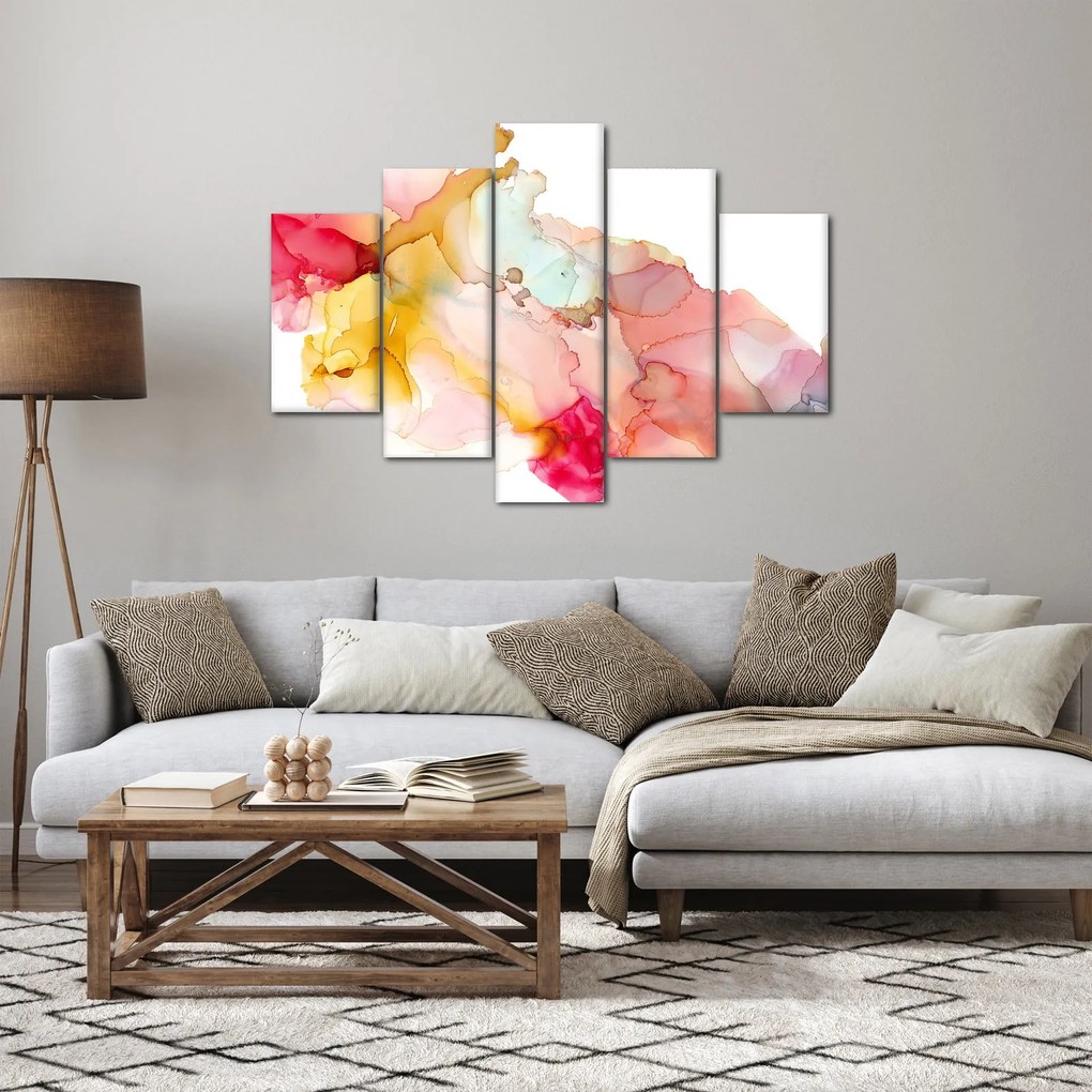 Tablou - Abstract din cerneală (150x105 cm)