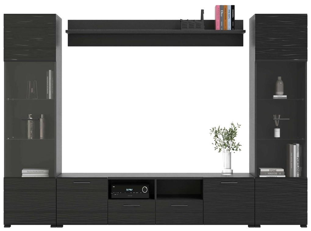 Set mobilier living Factor 1 - negru