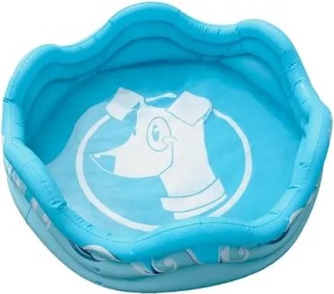 Piscină gonflabilă pentru câini Alcott, 121,9 x 40,6 x 121,9 cm, albastru