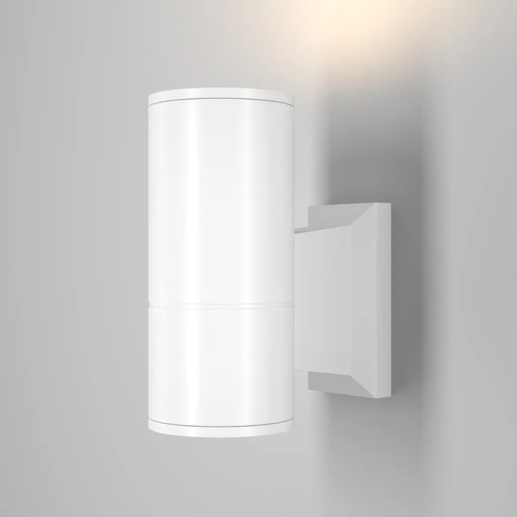 Aplica de perete pentru iluminat exterior IP54 Bowery alb