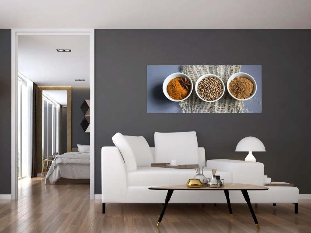 Tablou cu condimente (120x50 cm)