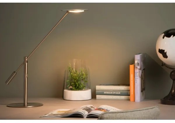 Lampă LED de masă dimabilă ANSELMO LED/9W/230V crom Lucide 19666/09/12