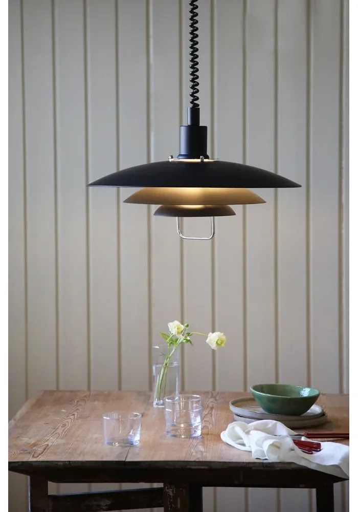 Lustră Markslöjd Kikrenes, ø 48 cm, negru