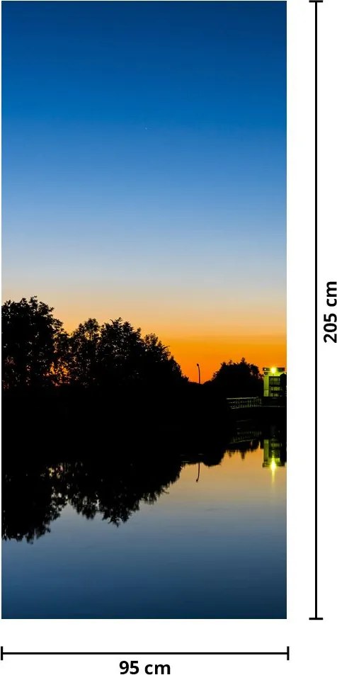 Fototapet pentru ușă - Apus de soare (95x205cm)