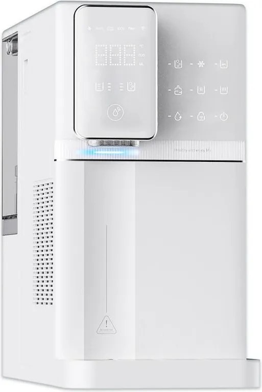 Dispenser de apă ELIXIR Go 2, 2250 W, Încălzire 18 l/h, Răcire 3 l/h, 4–90 °C, Carbonatare, Filtrare în 34 de etape, Wi-Fi, Ecran tactil, Alb