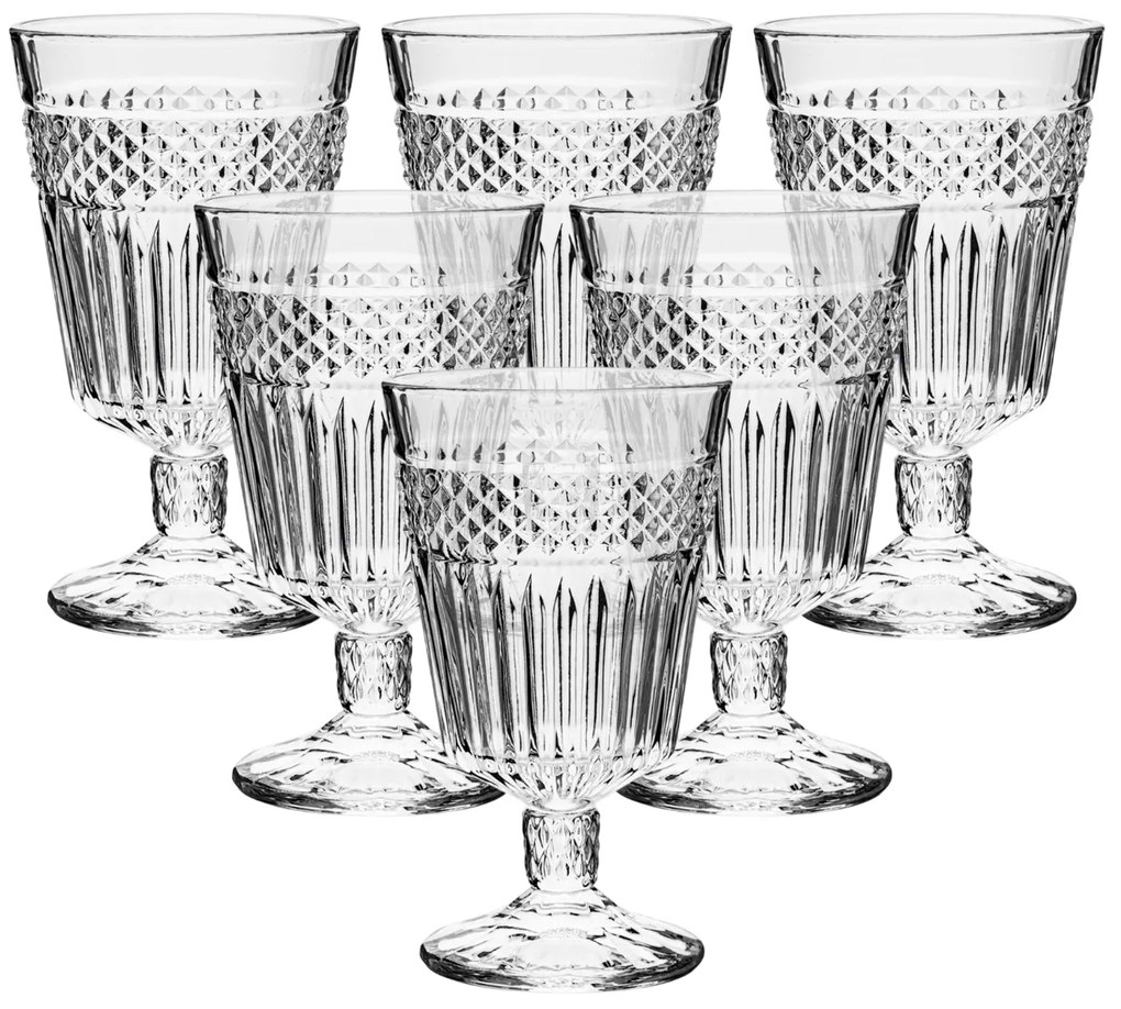 Altom Set de pahare cu picior Greta 330 ml, 6 buc.