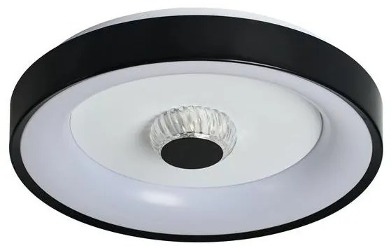 Plafoniera LED design modern Polka negru