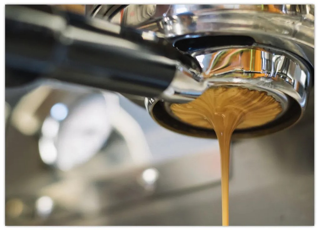 Tablou pe sticlă - espresso (70x50 cm)