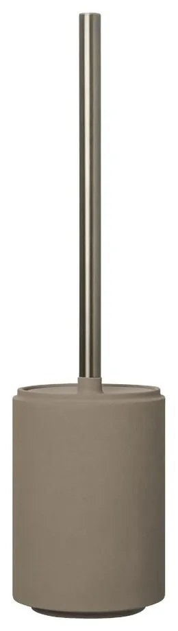 Perie de WC bej din beton Creto – Blomus