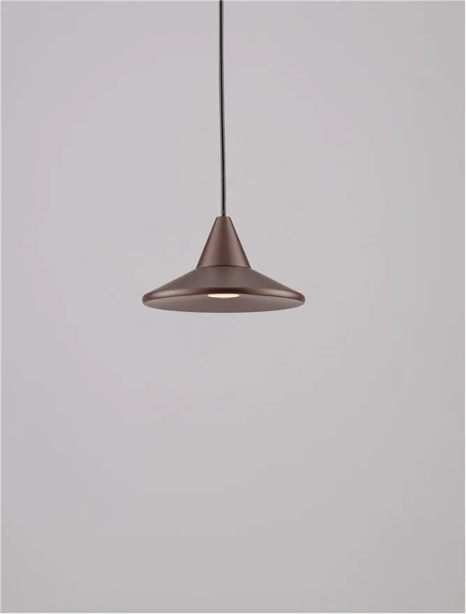 Pendul LED design minimalist DRO maro