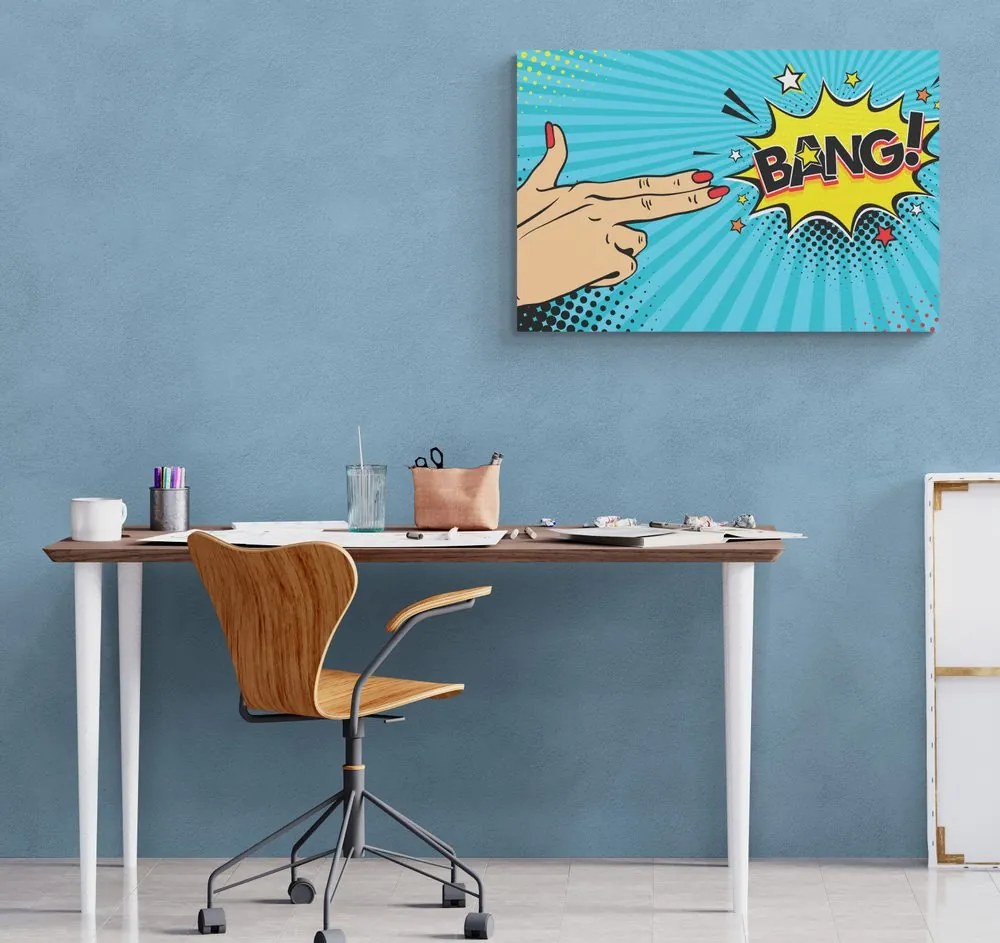 Tablou cu motiv pop art - BANG!