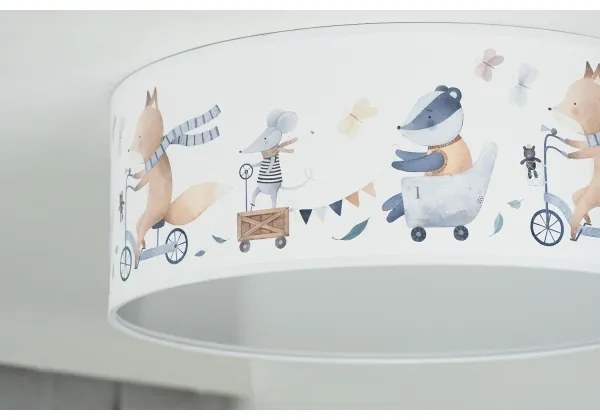 Duolla - Plafonieră LED copii CORTINA LED/26W/230V pr. 40 cm 4000K