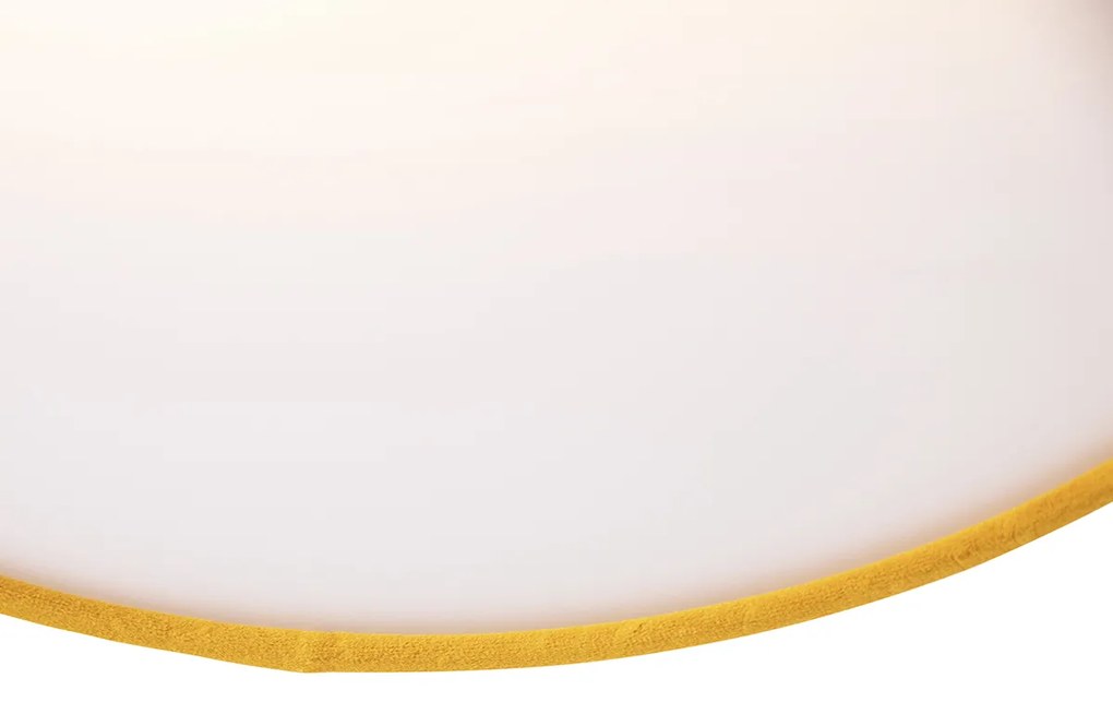 Plafonieră inteligentă ocru 40 cm cu interior auriu, inclusiv WiFi A60 - Drum